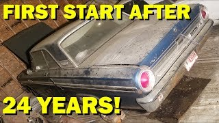 1964 Fairlane 500 First Start in 24 Years [upl. by Nnyla645]