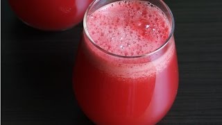 How to make Watermelon juice at home  quick recipe [upl. by Refinej]