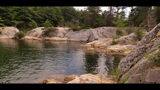 Kayaking McGregor Bay Georgian Bay Ontario Canada July 2022 [upl. by Anaitat]