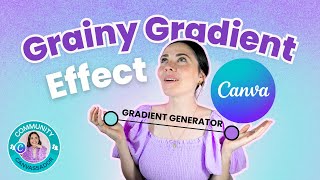 OnTrend Grainy Gradient Effect in Canva 🔥 Easy Canva Tutorial [upl. by Damara168]