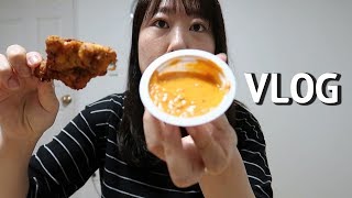 VLOG 그냥 계속 먹음 다이어트 하긴 함 우정 닭발 떡볶이 빵 닭똥집튀김 소고기 직장인 먹방 브이로그 돼지파티 Korea Mukbang [upl. by Maggi]