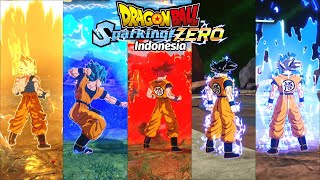 Goku All Transformations Kaioken → Ultra Instinct  Dragon Ball Sparking Zero Indonesia 60 FPS [upl. by Dogs]