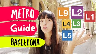 Barcelona METRO GUIDE amp HACKS  How to use METRO How to buy tickets Which METRO CARD to buy [upl. by Yaras]