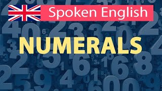 Numerals in English – Numbers vocabulary  Spoken English lessons [upl. by Weinrich]