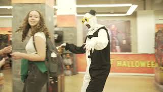 Art the Clown Surprises Fans at Spirit Halloween  Terrifier 3 [upl. by Tfat]