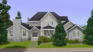 Mountain View  The Sims 3 Speed Build [upl. by Issac]