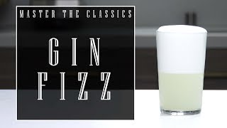 Gin Fizz classic recipe [upl. by Elleb]