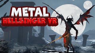 Heavy Metal Rhythm VR Game Metal Hellsinger [upl. by Hemphill]