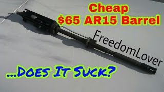 Cheap 65 Anderson AR15 Barrel  Does It Suck [upl. by Sorci591]