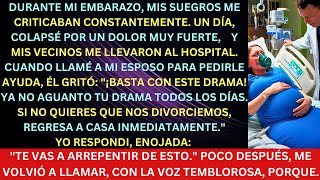 ¡Cuando colapsé de dolor durante el embarazo y llamé a mi esposo su respuesta tan impactante me dej [upl. by Hugo]