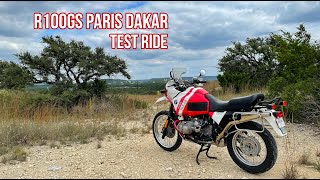 R100GS Paris Dakar Testing [upl. by Einobe]