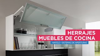 Hafele Herrajes modernos para cocinas y muebles Sistemas de aperturas inteligentes 2021 [upl. by Libnah]