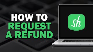 How to Request a Refund on Shpock Quick Tutorial [upl. by Ahsi]