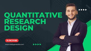 QUANTITATIVE Research Design A Comprehensive Guide with Examples phd quantitativeresearch [upl. by Ave23]