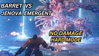 FFVII Rebirth Barret Solo Vs Jenova Emergent No Damage Hard Mode [upl. by Aristotle]