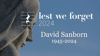 LWF2024  David Sanborn  quotThe Dreamquot [upl. by Adnorat893]