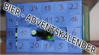 BIER Adventskalender  Schnell Einfach Selber Machen  Basteln  Last Minute Geschenk Für Freund DIY [upl. by Dre48]