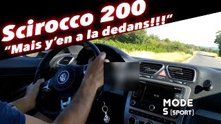 ESSAI  Scirocco R 20 TSI 200 Mais ca pousse dit donc [upl. by Karole393]