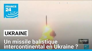 LUkraine accuse Moscou de lavoir frappée avec un missile balistique intercontinental [upl. by Wehner]