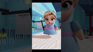 New Barrys Prison Run Elsa Obby and Jumpscare 🤣💀shorts Roblox Obby Christmas [upl. by Charline36]