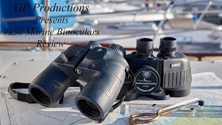 7x50 Marine Binoculars Review  Bushnell and Steiner with compass [upl. by Auod604]