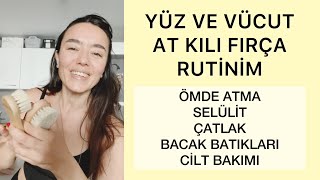 SELÜLİT ÇATLAK ÖDEM VE CİLT BAKIMI İÇİN AT KILI FIRÇA [upl. by Waldon]