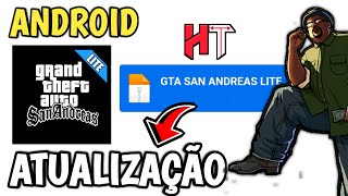 🔥GTA SAN ANDREAS LITE PARA ANDROID ATUALIZADO 2024 ATUALIZAÇÃO ANÁLISE REVIEW [upl. by Eahcim]