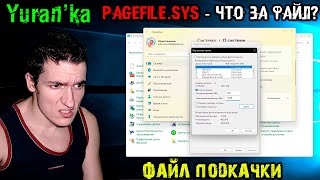 pagefilesys  Что за файл Как уменьшить размер\Удалить  Как увеличить\уменьшить Файл подкачки [upl. by Hoisch]