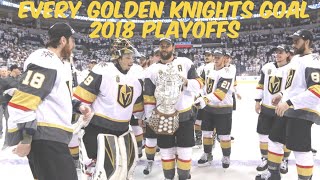 Vegas Golden Knights  Every 2018 Playoffs Goal Western Champions [upl. by Isaak442]