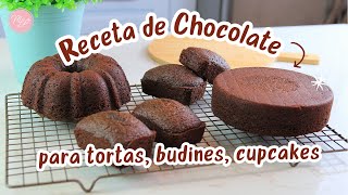 Receta de Chocolate para tortas budines cupcakes tortadechocolate [upl. by Sande]