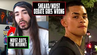 Did Moist Cr1tikal Quit The Internet After Sneako Debate [upl. by Allimaj]