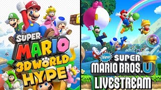 Super Mario 3D World HYPE  New Super Mario Bros U Playthrough [upl. by Elleahcim]