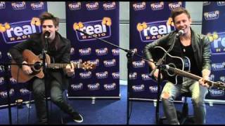 McFly  All About You LIVE Real Radio Band in the Boardroom [upl. by Anauqat]