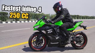 Zx25R  Fastest 250 Inline 4 Full Throttle [upl. by Rotsen]