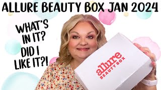 Allure January 2024 Beauty Box Do I like it allure subscriptionbox [upl. by Fair]