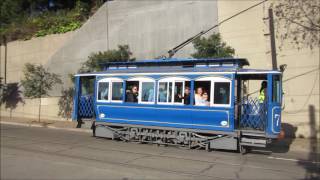 Barcelona Blue tram  El Tramvia Blau  Tramway  Straßenbahn  Catalunya [upl. by Brandon]