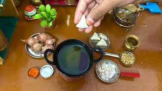 Miniature Samosa Recipe l Street Style Onion Samosa l Mini Cooking l Tiny Food l [upl. by Aicnorev]