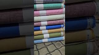 Pure Linen Shirting mahalaxmi textile mills SURAT contact 9913332374 [upl. by Wetzell178]