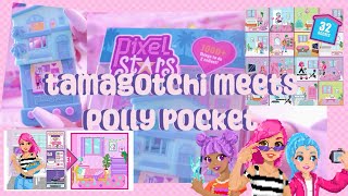 Discovering Pixel Starz Tamagotchi Meets Polly Pocket [upl. by Ddat627]