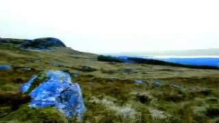 Evening view from the hills over Foxford County Mayo Ireland [upl. by Irmgard]