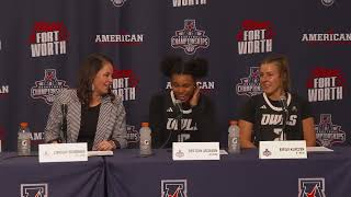 American Womens Basketball Championship Game 9 Press Conference  Rice [upl. by Utir160]