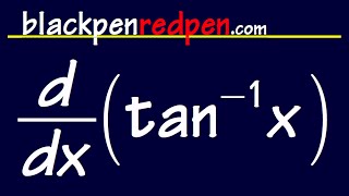 Calculus derivative of inverse tangent [upl. by Awahsoj]