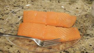 How to Marinate amp Microwave Salmon [upl. by Eibocaj]