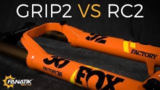 GRIP2 VS RC2 Fox 36 Damper Comparison  Review [upl. by Grubb]