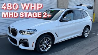 Ballistic 480 WHP MHD Stage 2 BMW X3 M40i Review [upl. by Araht]