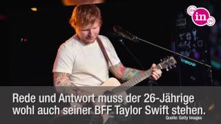 Ärger mit Taylor Swift Mit diesem Ex traf sich Ed Sheeran [upl. by Erlina]