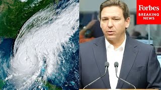 BREAKING NEWS Gov Ron DeSantis Holds Press Briefing As Tropical Storm Debby Nears Florida [upl. by Milo195]