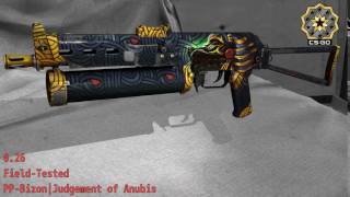 PPBizon Judgement of Anubis  Skin Wear Preview [upl. by Enait920]