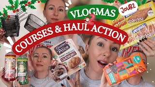 🎄VLOGMAS2🎄 COURSES amp HAUL ACTION DES NOUVEAUTÉS PÉPITES 💥 [upl. by Amsirahc]