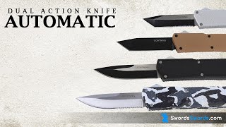 Lightning Dual Action Drop Point Automatic OTF Knives [upl. by Howes485]